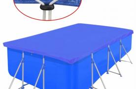 Copertura per Piscina Rettongolare 90gr/mq 540x270 cm VD29238 - HOMMOO