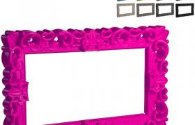 Cornice pop design barocco moderno Slide Frame Of Love M rettangolare | Colore: Fucsia