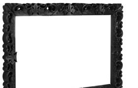Cornice pop design barocco moderno Slide Frame Of Love Xl rettangolare | Colore: Nero