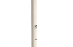 Doccia Solare Da Giardino 40l Miscelatore E Lavapiedi Arkema Big Jolly Bianco Crema