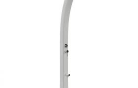 Doccia Solare Bianca Arkema e Lavapiedi cm 19,5x21,5x217 ARKEMA DESIGN - prodotto made in Italy CV-F530/9003