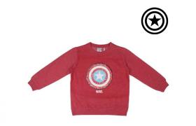 Felpa senza Cappuccio Bambino Rosso 2 anni 2 anni - The Avengers