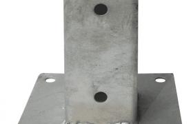 Piastra di Fissaggio a Vite per Pali 71x71 - Verdelook