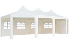 Gazebo 834x448x320 cm Bianco - Bianco - Vidaxl