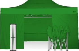 Gazebo Pieghevole 3x4,5 Ray Bot con laterali - verde - verde