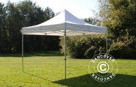 Gazebo pieghevole Gazebo rapido FleXtents Steel 4x4m Bianco - DANCOVER