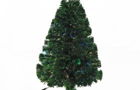 Albero di Natale Artificiale con 90 Rami in PVC e Fibra Ottica 90cm, Verde - Homcom Albero di Natale Artificiale con 90 Rami in PVC e Fibra Ottica 90cm, Verde - Homcom
