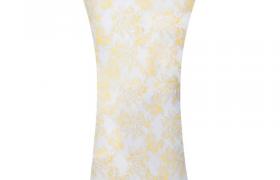 Hommoo Copertura Elastica per Tavolo 2pz 80cm Bianco con Stampa Dorata VD02468