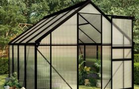 Serra Antracite in Alluminio 4,75 m2 VD46367 - Hommoo