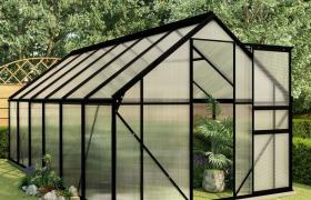 Serra con Telaio Base in Alluminio Antracite 7,03 m2 VD46375 - Hommoo