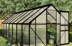 Hommoo Serra con Telaio Base in Alluminio Antracite 8,17 m2 VD46376