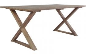 Hommoo Tavolo da Giardino 180x90x76 cm in Massello di Teak di Recupero VD12306
