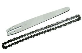 Lama barra motosega Carving lama 25 cm con catena cm 3/8-SP1.3- 42 maglie