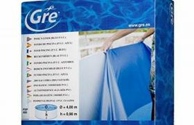 Liner per piscine Gre azzurro ovale 1000x550x132 cm
