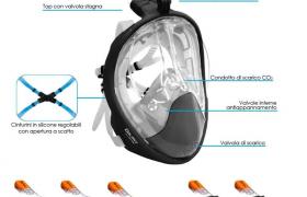 Maschera galaxy full-face mask s/m - Abysstar