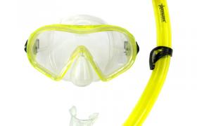 Maschera kiros junior vetro temperato con boccaglio - ABYSSTAR