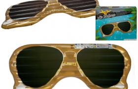 Lupexshop - MATERASSINO GONFIABILE MARE PISCINA SPIAGGIA MODELLO OCCHIALI DA SOLE
