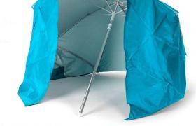 Ombrellone mare portatile moto leggero alluminio spiaggia tenda 200 cm Piuma | Azzurro Ombrellone mare portatile moto leggero alluminio spiaggia tenda 200 cm Piuma | Azzurro