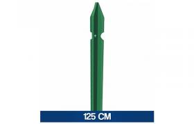 Palo Paletto Ferro Plastificato Verde Paletti A T Per Recinzione Rete 16956V 125 (16966)