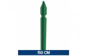 Palo Paletto Ferro Plastificato Verde Paletti A T Per Recinzione Rete 16956V 150 (16967)