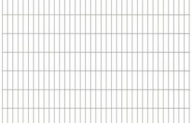 Pannelli recinzione giardino 2D 2008x1830 mm 4 m argento - ASUPERMALL