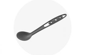 Cucchiaione in nylon nero - Pedrini