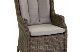 Poltrona Da Giardino In Polyrattan Adami Baltimora Grigio
