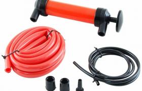 Kit pompa di trasferimento sifone manuale auto tubo travaso carburante gasolio