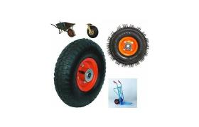 Ruota In Gomma Per Cariola Carrello Con Cuscinetto 300 Lb 136 Kg 4.10 /3.50 - 4