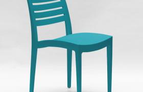 Sedia impilabile in polipropilene per giardino e bar Grand Soleil Firenze | Blu Sedia impilabile in polipropilene per giardino e bar Grand Soleil Firenze | Blu
