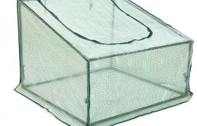 Serra 92x92x70/43 cm da Terra giardino per coltivazione piante dome ca metallo e PVC - STI