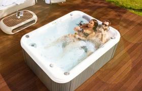 SCP - Spa 3 posti, Vasca Idromassaggio da Esterno 200x150x78 cm