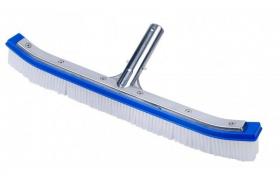 Spazzola per la pulizia delle piscine in PVC con rinforzo in alluminio largo 46 cm - JARDIBOUTIQUE