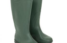 STI - vale in PVC di colore verde alto, altezza ginocchio, provvisto di suola nera n. 46