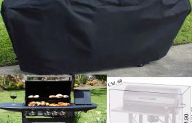 Telo Copribarbecue Colore Nero NR01 120x60cm Altezza 90cm Taglia M Resistente STI