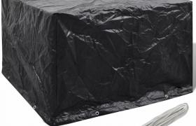 Telo di copertura per mobili da esterno con 8 occHommooelli 135x135x90 cm VD24201