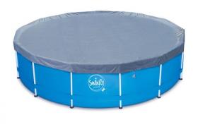 Peragashop - TELO DI COPERTURA PER PISCINE CON STRUTTURA Ø 427 CM ARREDO CASA ESTERNI GIARDINO