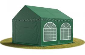 Tendapro.it - 3x4 mTendone per feste PREMIUM PVC verde scuro 100% impermeabile Gazebo da giardino Tendone da esterno Tenda party