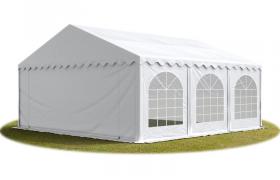 6x6 mTendone per feste PREMIUM PVC bianco 100% impermeabile Gazebo da giardino Tendone da esterno Tenda party - TENDAPRO.IT