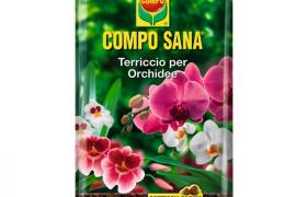 Lt 5 terriccio orchidee orchidea fiori terreno sana substrato corteccia e torba - Compo