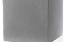 Vaso da tavolo in resina schio cubo 25x25 - beton Teraplast