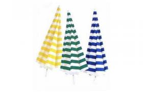 Ombrellone Acciaio Cotone Bianco/Blu 200 05142 - Vette