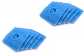 vhbw 10x filtri compatibile con Limodor Limot Serie LW Ventilatore da bagno - Sostituisce 00060 accessori - (Set da 10 pezzi)