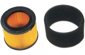 filtro di ricambio (1x filtro in spugna, 1x filtro dell'aria) sostituisce Kawasaki 11029-7023 per tagliaerba - Vhbw