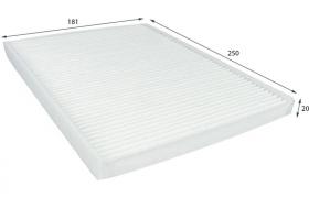 LEDLUX KFE2108 Filtro Abitacolo W2108 E493 0986AF5267 CU2620 54.233.00 Z580 K1252 - WAG